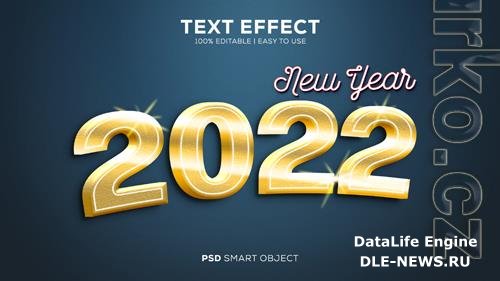Easy to use and editable 2022 psd text effect psd