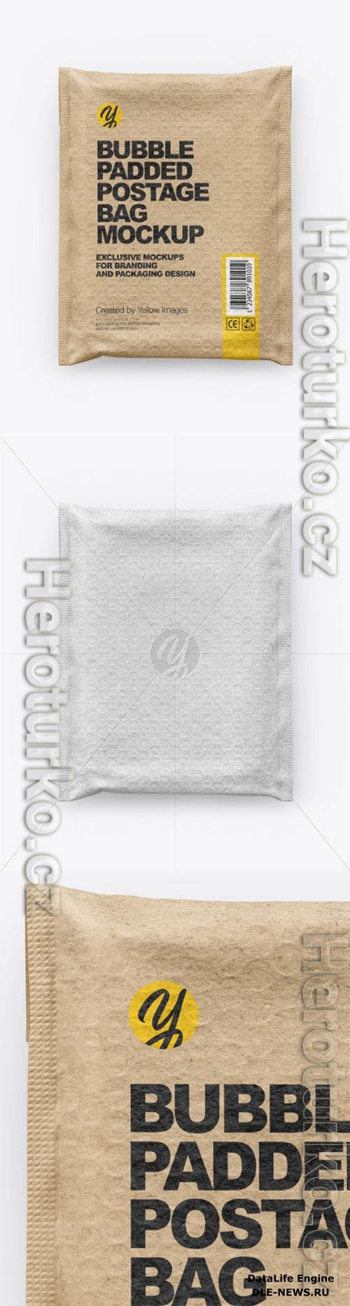 Kraft Paper Postage Bag Mockup 72679