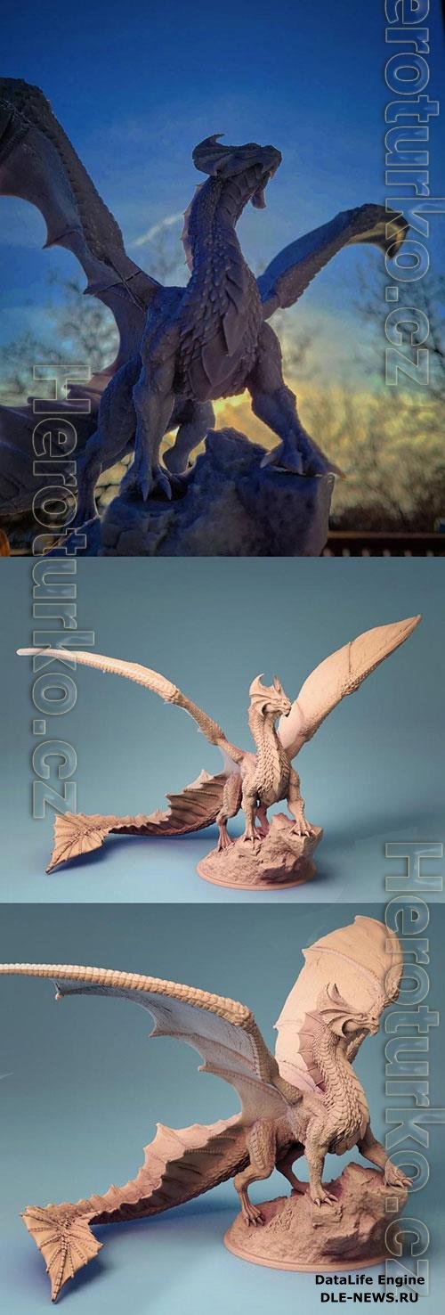 3D Print Models Brass Dragon