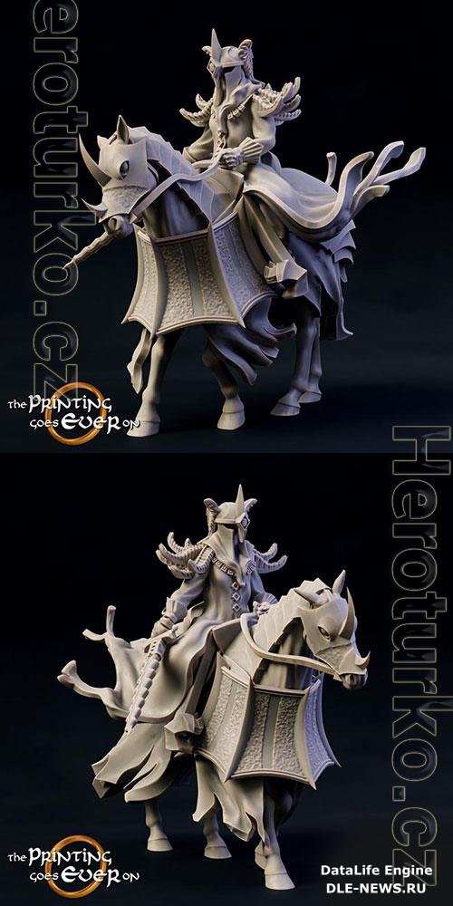 3D Print Model Dark King Mounted