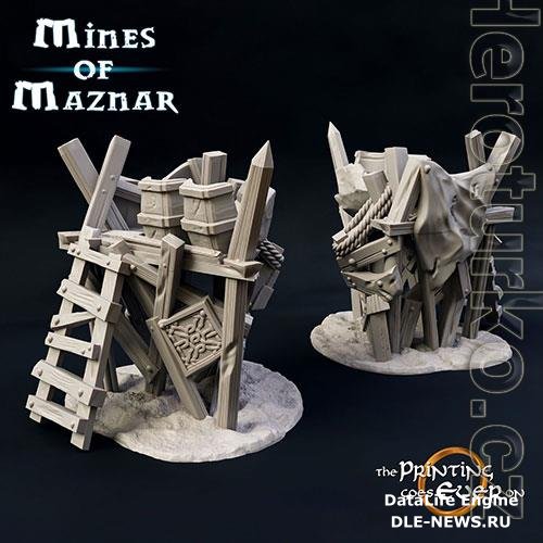 3D Print Model Goblin Scaffolding Watchtower