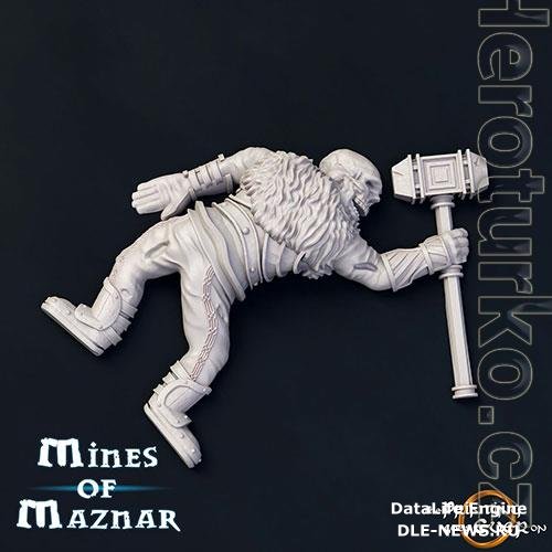3D Print Model Dead Dwarf Warrior
