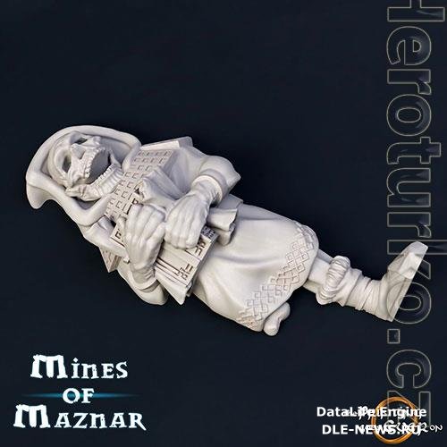 3D Print Model  Dead Dwarf Scribe Version B