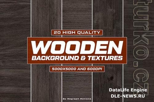 20 Wooden Background Textures