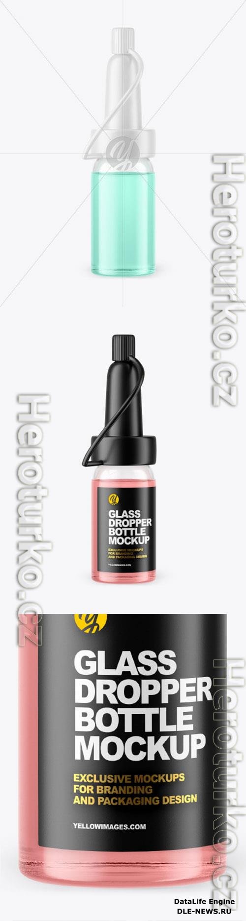 Glass Dropper Bottle Mockup 86434