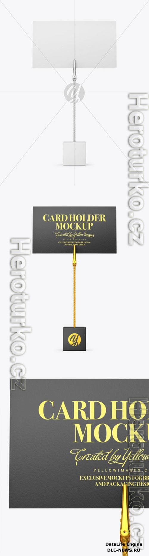 Card Holder Mockup 86536