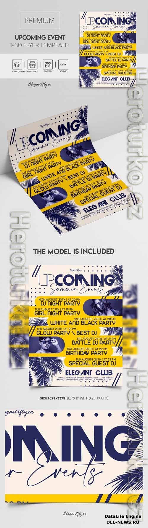 Upcoming Event Premium PSD Flyer Template