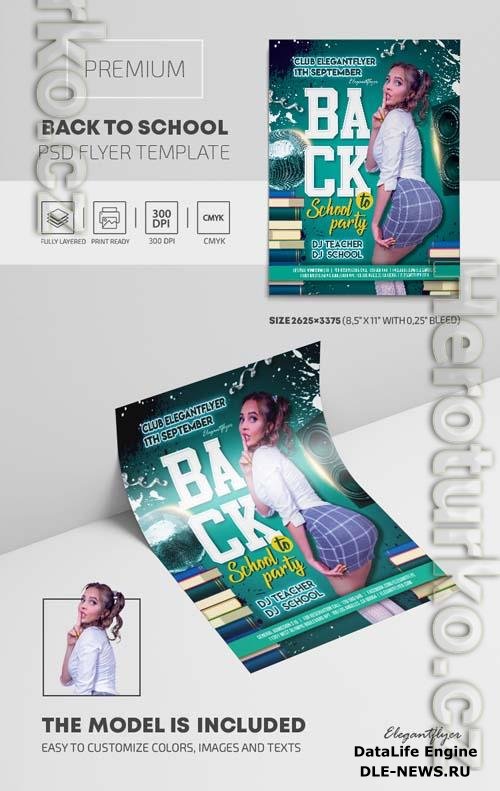 Back to School Premium PSD Flyer Template