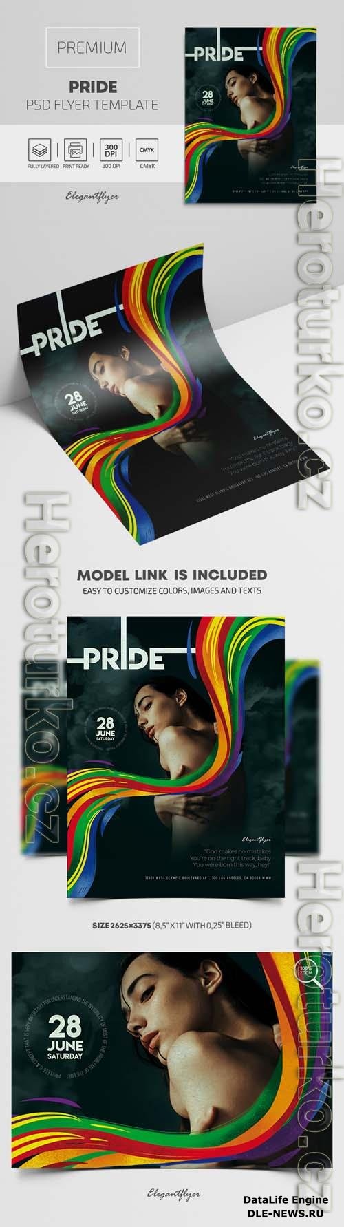 Pride Party Premium PSD Flyer Template