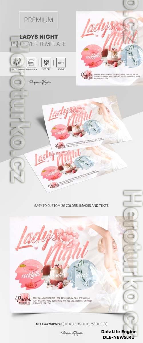 Ladys Night Premium PSD Flyer Template