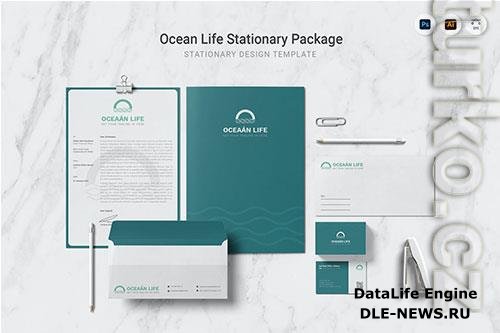 Ocean Life Stationary device for brand identity