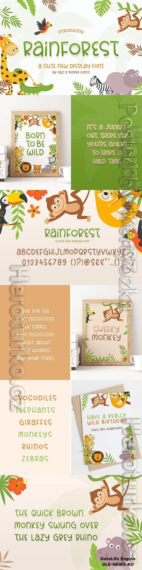 Rainforest Font