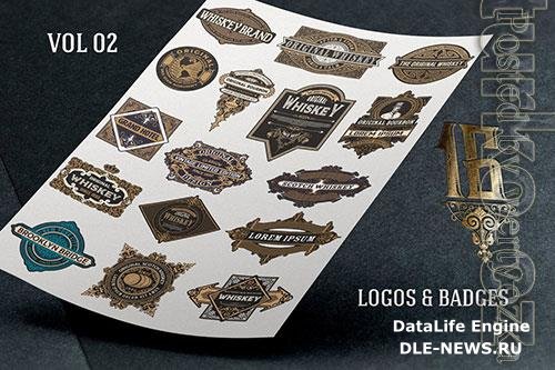 Vector of logos and badges