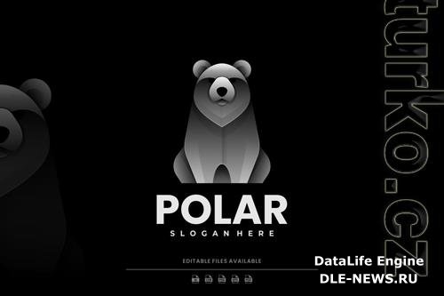 Polar Bear Gradient Logo