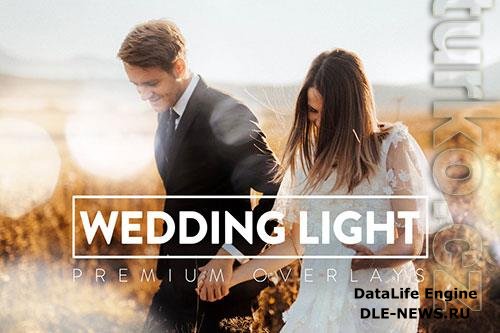 30 Wedding Light Overlays