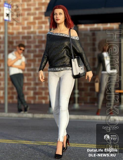dForce City Limits Outfit for Genesis 8 Female