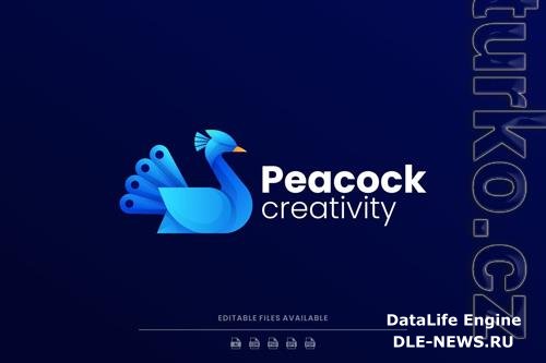 Peacock Gradient Logo