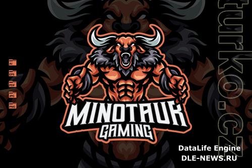 Minotaur Mascot Logo