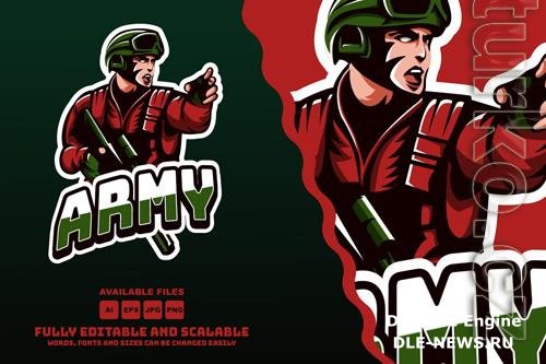 Army Mascots Logo Esports style vol 2