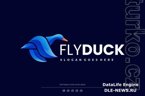 Fly Duck Gradient Logo