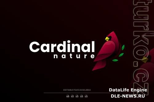 Cardinal Bird Gradient Logo