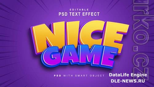 Nice text effect  psd design