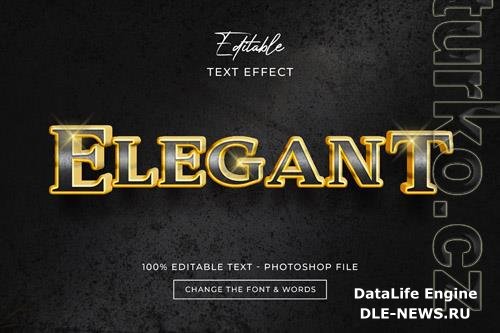 Elegant editable text effect Premium PSD