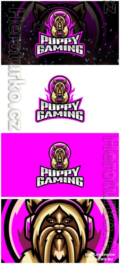 Puppy Gaming E-Sport and Sport Logo Template