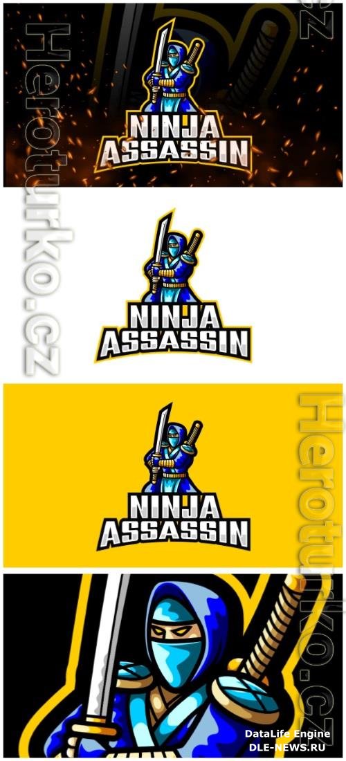 Assassin Ninja E-Sport and Sport Logo Template