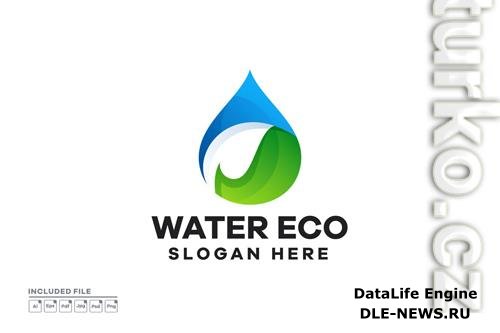 Water Eco Gradient Logo