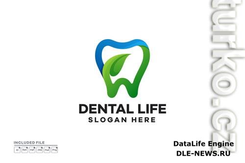 Dental Life Gradient Logo