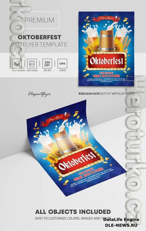 Oktoberfest Premium PSD Flyer Template