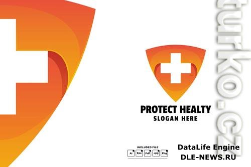 Protect Healthy Gradient Colorful Logo Template