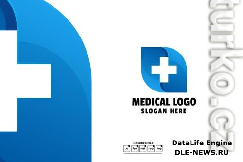 Medical Gradient Colorful Logo Template