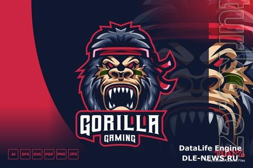 Gorilla Mascot Logo