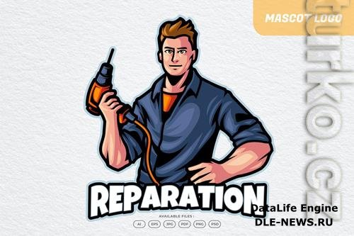 Reparation Logo design template