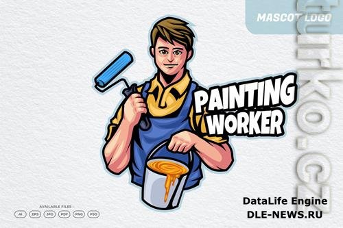 Painting Logo design template