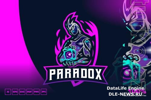 Galaxy Mascot Logo design template