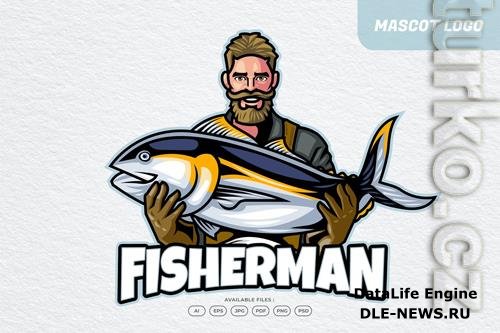 Fisherman Logo design template