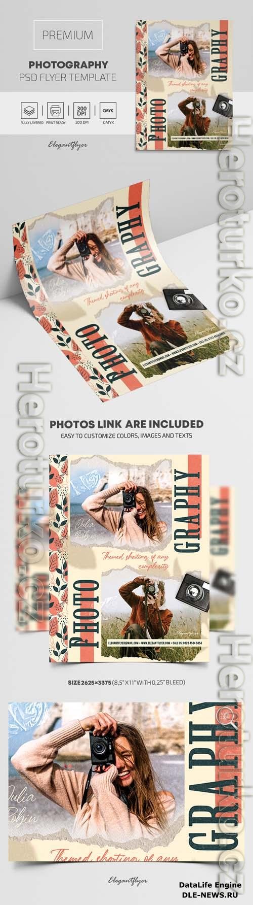 Photography Premium PSD Flyer Template