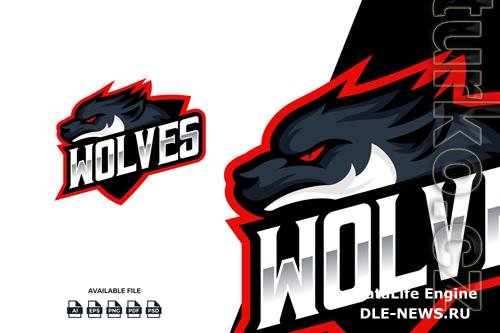 Wolves Esport And Sport Logo