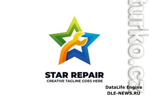 Star Repair Garage Service Logo