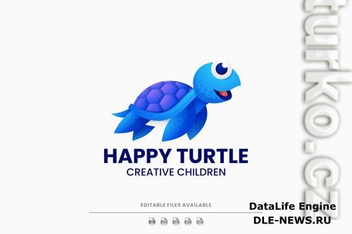 Happy Turtle Gradient Logo