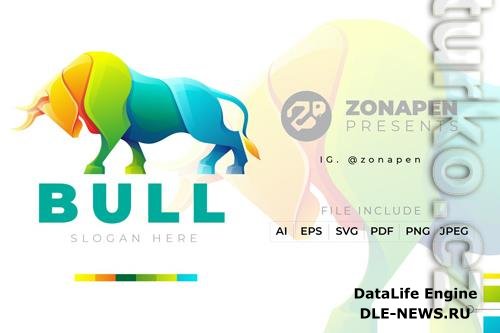 Bull Gradient Logo