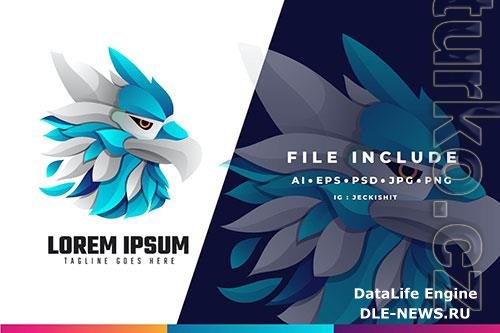 Eagle Gradient Logo Template