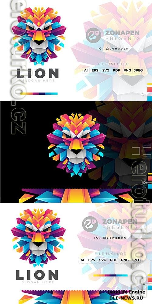 Lion Gradient Logo