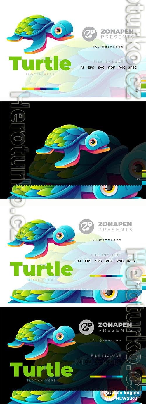 Turtle Gradient Logo