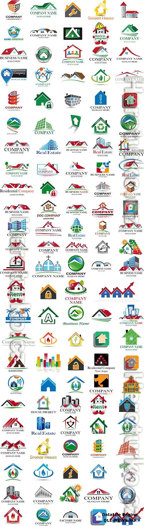 House logo vector set