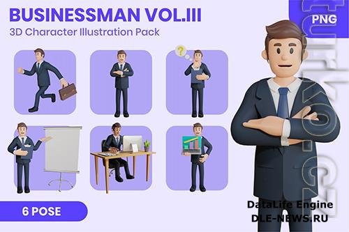 Businessman Vol.III 3D Character Set