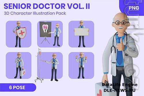 Senior Doctor Vol. II 3D Illustration